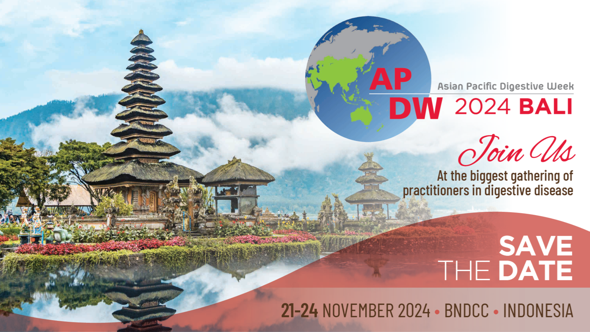 Asian Pacific Digestive Week 2024 (APDW 2024) in Bali from 21 to 24 November 2024