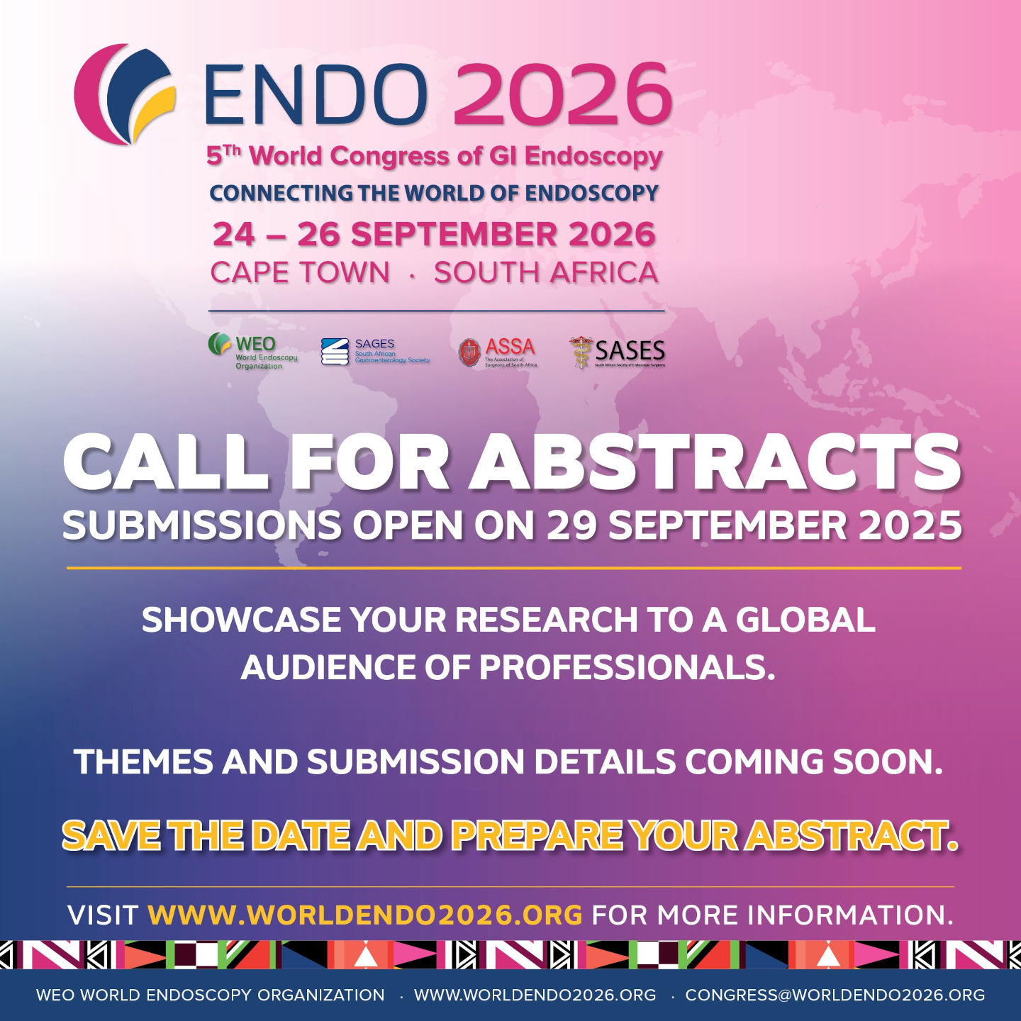 ENDO 2026 - Call for Abstracts opening soon !